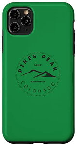 iPhone 11 Pro Max Pikes Peak コロラドスプリングス ブラックアウト マウンテンアドベンチャー スマホケース