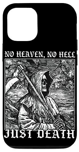 iPhone 12/12 Pro No Heaven No Hell Just Death Grim Reaper オカルトスカル 異教徒 スマホケース