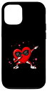 iPhone 12/12 Pro ダビングハートシャツ バレンタインデーシャツ ダビングバレンタイン スマホケース