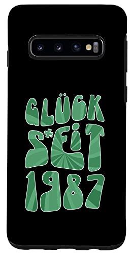 Galaxy S10 Gl?ck Seit 1987 36 Jahre Alter Geburtstag St. Patrick's Day スマホケース