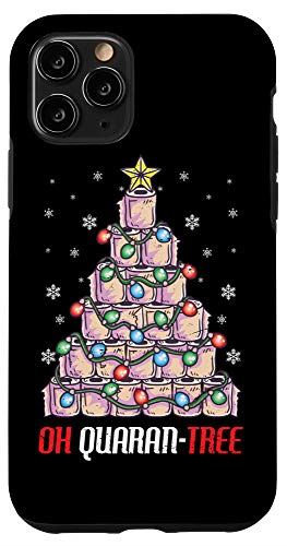 iPhone 11 Pro Oh Quarantree トイレットペーパーロール クリスマスツリー検疫 スマホケース