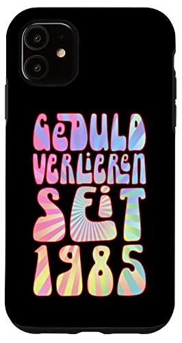 iPhone 11 Geduld Verlieren Seit 1985 38 Jahre Alter Geburtstag Lustig スマホケース