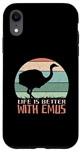 iPhone XR オーストラリアのエミューライフは、エミュー好きならエミュー好きにはたまらない スマホケース