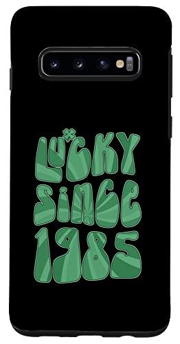 Galaxy S10 Lucky Since 1985 38 Years Old Birthday St. Patrick's Day スマホケース