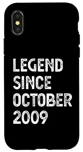 iPhone X/XS Legend Since 2009年10月13歳の誕生日 男の子 女の子 スマホケース