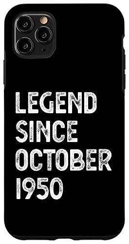 iPhone 11 Pro Max Legend Since 1950年10月 72歳の誕生日 男性 女性 スマホケース