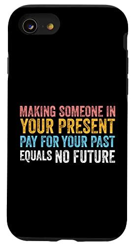 iPhone SE (2020) / 7 / 8 Present Past No Future 󥹥ԥ졼Ϳ븭١θ ޥۥ