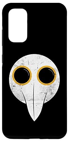 Galaxy S20 The Plague Doctor - Crow Face Mask Illustration Bizarre スマホケース