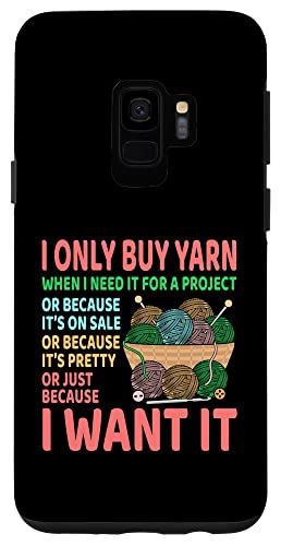 Galaxy S9 I Only Buy Yarn j҂ j҂ j҂ Nt^[ OtBbN X}zP[X