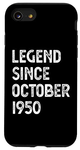 iPhone SE (2020) / 7 / 8 Legend Since 1950年10月 72歳の誕生日 男性 女性 スマホケース