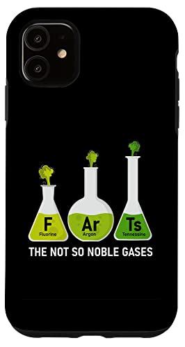 iPhone 11 Farts The Not So Noble Gase Funny Chemistry スマホケース