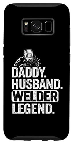 Galaxy S8 Daddy Husband Welder Legend Metal Worker ビンテージ溶接 スマホケース