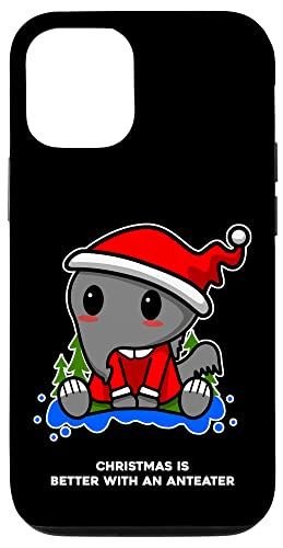 iPhone 12/12 Pro Christmas Is Better With An Anteater 面白いクリスマスアニマル スマホケース