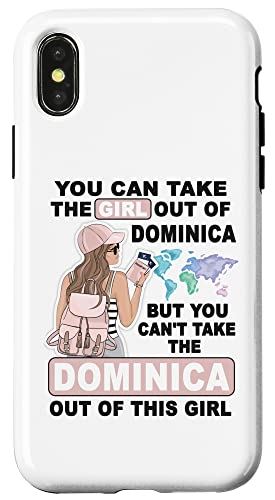 iPhone X/XS Proud Dominica Girl - h~jJ̃N[ȏ X}zP[X
