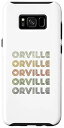 Galaxy S8 Love Heart Orville Tシャツ グランジ/ヴィンテージスタイル ブラック オービル スマホケース