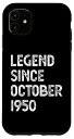 iPhone 11 Legend Since 1950年10月 72歳の誕生日 男性 女性 スマホケース