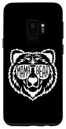 Galaxy S9 Mama Bear Face サングラス Mother Mom Mommy スマホケース