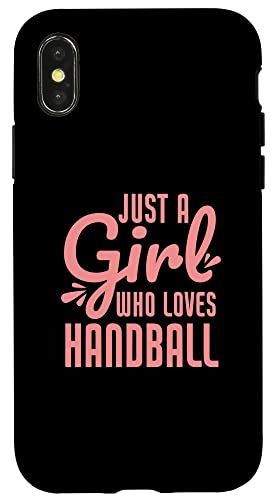 iPhone X/XS Just A Girl Who Loves Handball フ