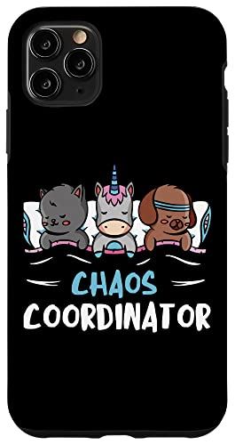 iPhone 11 Pro Max Chaos Coordinator 子犬 猫 ユニコーン ペットシッター ペットウォッチャー スマホケース