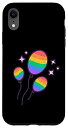 iPhone XR レインボーバルーン - LGBTQ Tolerance スマホケース