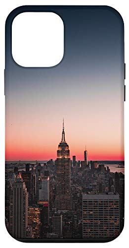 iPhone 12 mini New York City Sunrise Skyline Fashion Graphic Design スマホケース