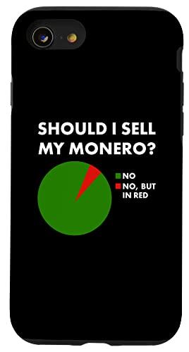 iPhone SE (2020) / 7 / 8 Funny Should I Sell My Monero プライバシー コイン ブロックチェーン 暗号 スマホケース