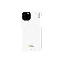 National Geographic iPhone 11 Pro Explore Further Edition Carved Stamp Case ホワイト NG17128i58R 横7.4×縦14.5×厚さ1cm Slim Fit Case