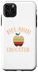 iPhone 11 Pro Max Melanin Educator 黒人の歴史 教師 月 ギフト 学校 スマホケース