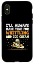 iPhone X/XS 私はいつも口笛とアイスクリーム好きの時間を作ってあげる スマホケース