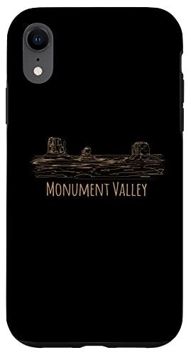 iPhone XR モニュメントバレー コロラド高原 ナバホ国家予約 スマホケース