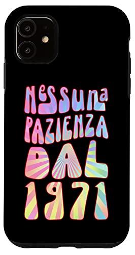 iPhone 11 Nessuna Pazienza Dal 1971 52 Ani Compleanno Retr? Divertente スマホケース