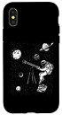 iPhone X/XS 宇宙飛行士 宇宙飛行士 - 宇宙飛行士望遠鏡 スマホケース