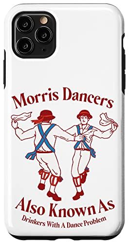 iPhone 11 Pro Max 踊りに悩むイギリスのモリスが踊る酒飲み器。 スマホケース