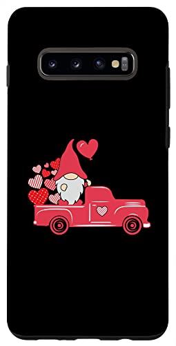 Galaxy S10+ ノーム バレンタインデー バレンタインの飾り バラ 赤いハート スマホケース