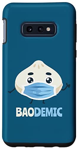 Galaxy S10e 中国の薄暗め Baodemic パンデミックウイルス フェイスマスク フードパンズ スマホケース