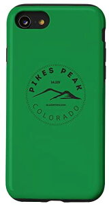 iPhone SE (2020) / 7 / 8 Pikes Peak コロラドスプリングス ブラックアウト マウンテンアドベンチャー スマホケース