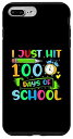 iPhone 7 Plus/8 Plus I Just Hit 100 Days Of School Project アイデアアラーム スマホケース