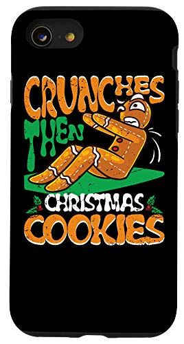 iPhone SE (2020) / 7 / 8 Crunches Then Christmas Cookie ジンジャーブレッドマン ジム ワークアウト スマホケース