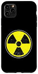 iPhone 11 Pro Max 核放射線シンボル 警告 放射能崩壊の危険性 スマホケース