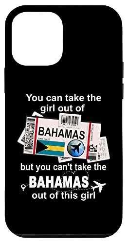 iPhone 12 mini バハマ搭乗券 - バハマガール - バハマ スマホケース