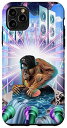 iPhone 11 Pro Max エイプ エイプス チンパンジー レイブ DJ トリッピー ウォーターフォール Edm ディスコ スマホケース