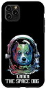 iPhone 11 Pro Max 宇宙の犬、LAIKA1957宇宙旅行の思い出の犬種 スマホケース