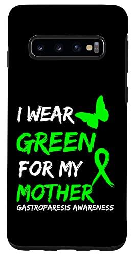 Galaxy S10 Gastroparesis Awareness Ribbon I Wear Green for my Mother スマホケース