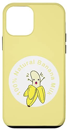 iPhone 12 mini 面白い カワイイ バナナミルキージャパニーズバナナミルクシェイク スマホケース