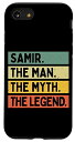 iPhone XR Samir The Man The Myth The Legend 面白い名言 スマホケース