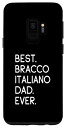 Galaxy S9 Best Bracco Italiano Dad Ever ブラッコ イタリアーノ スマホケース