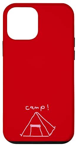 iPhone 12 mini テントイラスト キャンプ用 スマホケース iPhone 12 mini テントイラスト キャンプ用 スマホケース