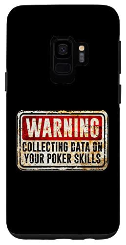 Galaxy S9 Funny Poker Card Game Player Vintage Warning Sign ޥۥ