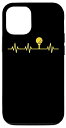 iPhone 12/12 Pro ゴルフボールTシャツ ライフライン ハートビート ラブ シンプル アイコン ライフ スマホケース
