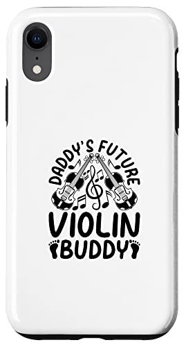 iPhone XR Daddy 039 s Future Violin Buddy Violin Musician Violinist Daddy スマホケース